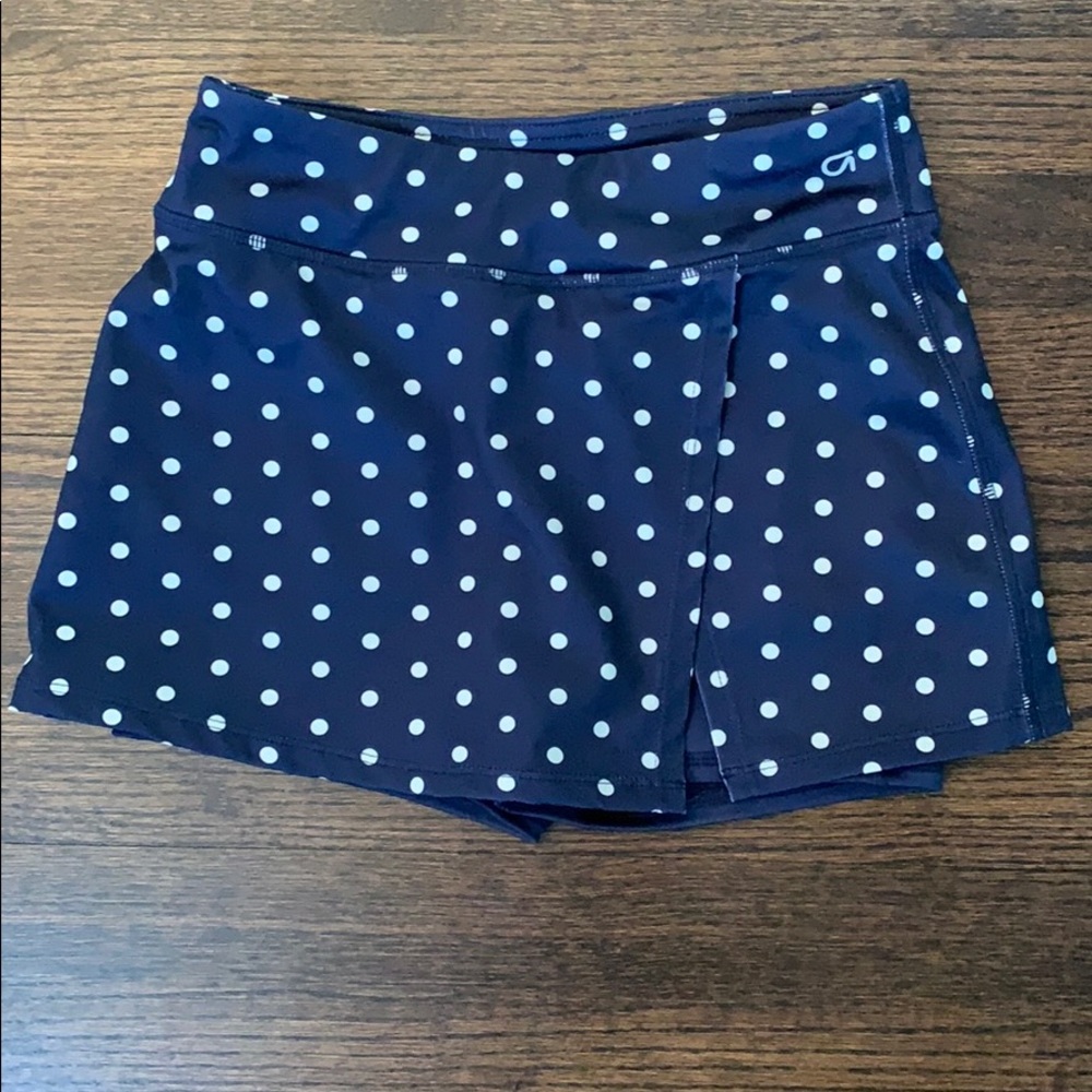Gap Fit Girls Navy polka dot Skort - Girls Large